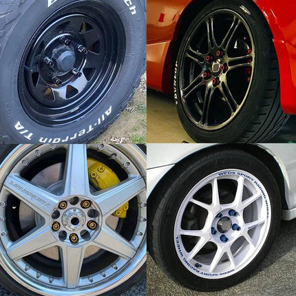 VCTparts Aluminium Moeren (set 20 stuks) - M12x1.5 Schroefdraad 50mm Grijs [Lug Nuts Legering JDM Autorace] NORGOS 6