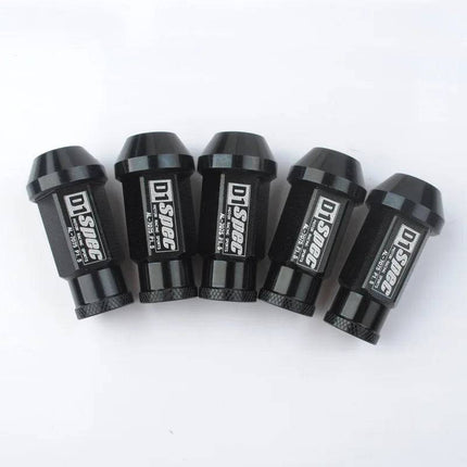 VCTparts Aluminium Moeren (set 20 stuks) - M12x1.5 Schroefdraad 50mm Zwart [Lug Nuts Legering JDM Autorace] NORGOS 7