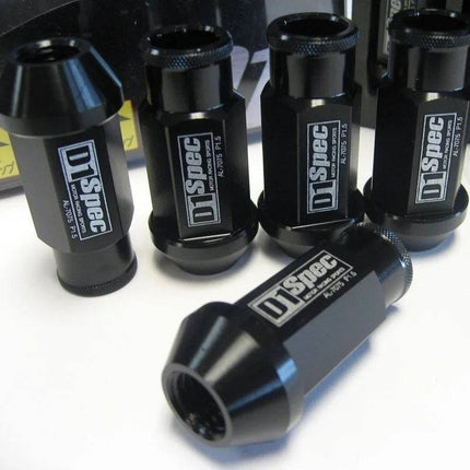 VCTparts Aluminium Moeren (set 20 stuks) - M12x1.5 Schroefdraad 50mm Zwart [Lug Nuts Legering JDM Autorace] NORGOS 8