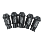 VCTparts Aluminium Moeren (set 20 stuks) - M12x1.5 Schroefdraad 50mm Zwart [Lug Nuts Legering JDM Autorace] NORGOS 2