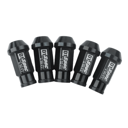 VCTparts Aluminium Moeren (set 20 stuks) - M12x1.5 Schroefdraad 50mm Zwart [Lug Nuts Legering JDM Autorace] NORGOS 1