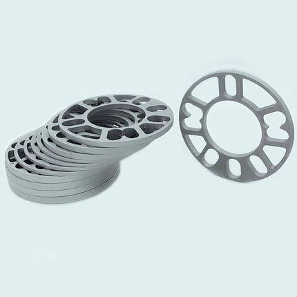 VCTparts Aluminium Spoorverbreders 10mm Wiel Spacers Plaat (4 stuks) Multisteek 4X100 4X114.3 5X100 5X108 5X114.3 5X120 NORGOS 10