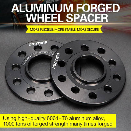 VCTparts Aluminium Spoorverbreders 15mm Wiel Spacers Adapter (2 stuks) 5x10 0/5x112 CB 57.1mm voor Volkswagen Audi NORGOS 7