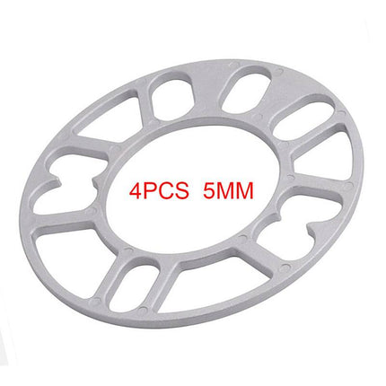 VCTparts Aluminium Spoorverbreders 5mm Wiel Spacers Plaat (4 stuks) Multisteek 4X100 4X114.3 5X100 5X108 5X114.3 5X120 NORGOS 2