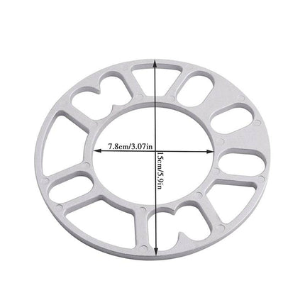 VCTparts Aluminium Spoorverbreders 5mm Wiel Spacers Plaat (4 stuks) Multisteek 4X100 4X114.3 5X100 5X108 5X114.3 5X120 NORGOS 6