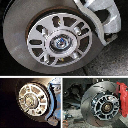 VCTparts Aluminium Spoorverbreders 5mm Wiel Spacers Plaat (4 stuks) Multisteek 4X100 4X114.3 5X100 5X108 5X114.3 5X120 NORGOS 9