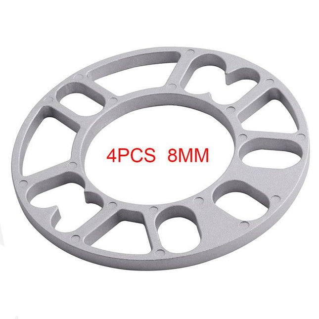 VCTparts Aluminium Spoorverbreders 8mm Wiel Spacers Plaat (4 stuks) Multisteek 4X100 4X114.3 5X100 5X108 5X114.3 5X120 NORGOS 2