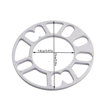 VCTparts Aluminium Spoorverbreders 8mm Wiel Spacers Plaat (4 stuks) Multisteek 4X100 4X114.3 5X100 5X108 5X114.3 5X120 NORGOS 5