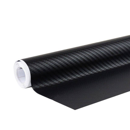 AMiO 3D Carbon Fiber Zwarte Wrap Folie (30 x 150 cm) - VCTparts.nl