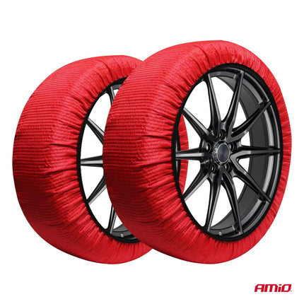 AMIO 3D XXL Textiele Sneeuwkettingen voor Autobanden – EN16662 - 1 ÖNORM V5121 – Veilig Rijden op Sneeuw en IJs - VCTparts.nl