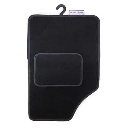 AMiO 4 Universele Auto Matten TEX - 1 voor Meerdere Auto Merken Zwart - VCTparts.nl