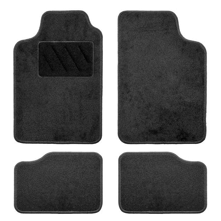 AMiO 4 Universele Auto Matten TEX - 1 voor Meerdere Auto Merken Zwart - VCTparts.nl