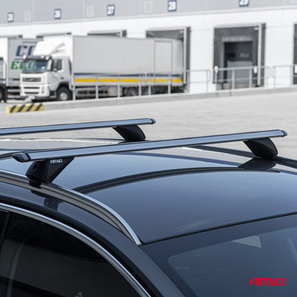 AMiO Aluminium Dakdragers 135cm CRR-04 voor Geïntegreerde Dakrails AMiO 5
