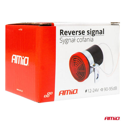 AMiO AMiO Achteruitrijsignaal 12V 24V Achteruitrijden Alarm Pieper 90-95 dB AMiO 4