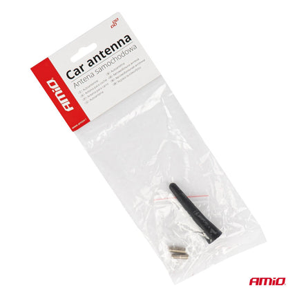 AMiO AMiO Auto Antenne Mini Universeel AM/FM Zwart - Compacte Universele Antenne Voor Auto's AMiO 3