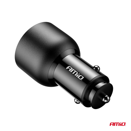 AMiO AMiO Auto Lader 95W USB - C en USB - A 12 - 24V - Snellader met Power Delivery en Quick Charge voor Auto en Truck AMiO 4