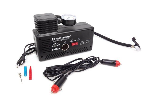 AMiO AMiO Autocompressor 12V/230V Acomp-13 - Bandenpomp voor Auto en Thuis AMiO 1