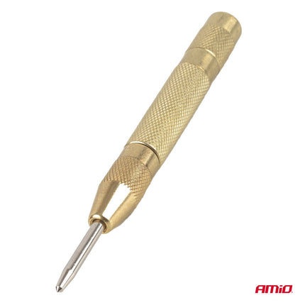AMiO AMiO Automatische Centerpunt 130mm Koolstofstaal - Center Punch voor Metaal, Hout en Kunststof Boorpositie Markeren AMiO 6