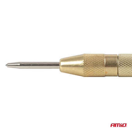 AMiO AMiO Automatische Centerpunt 130mm Koolstofstaal - Center Punch voor Metaal, Hout en Kunststof Boorpositie Markeren AMiO 7