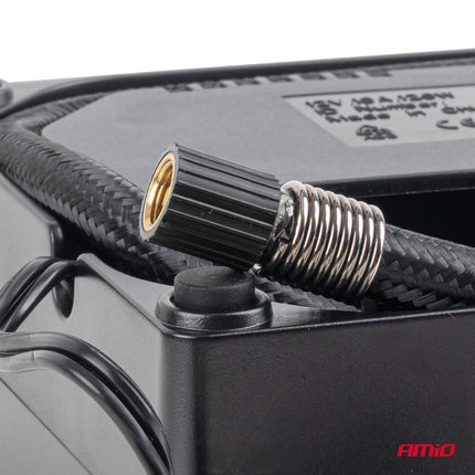 AMiO AMiO Bandenreparatie- en Oppompset 19mm Cilinder 12V - Compressor Lekke Band Repareren en Oppompen Auto AMiO 12