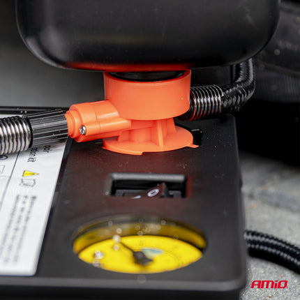 AMiO AMiO Bandenreparatie- en Oppompset 31mm Cilinder 12V - Krachtige Compressor Lekke Band Repareren en Oppompen Auto AMiO 4