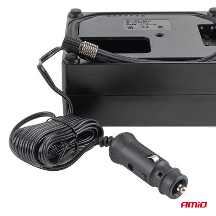 AMiO AMiO Bandenreparatie- en Oppompset 31mm Cilinder 12V - Krachtige Compressor Lekke Band Repareren en Oppompen Auto AMiO 11