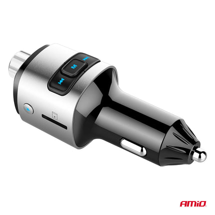 AMiO AMiO Bluetooth FM Transmitter Auto – 2× USB - A MicroSD Handsfree Muziek 87,5–108 MHz AMiO 4
