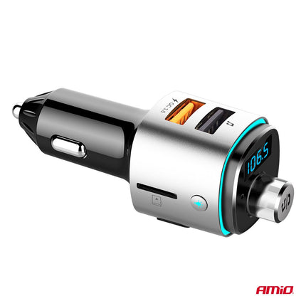 AMiO AMiO Bluetooth FM Transmitter Auto – 2× USB - A MicroSD Handsfree Muziek 87,5–108 MHz AMiO 5