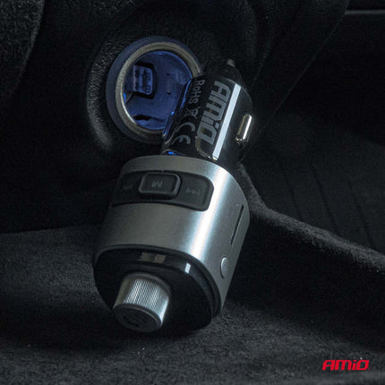 AMiO AMiO Bluetooth FM Transmitter Auto – 2× USB - A MicroSD Handsfree Muziek 87,5–108 MHz AMiO 8