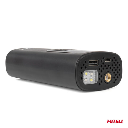 AMiO AMiO Draagbare Luchtcompressor USB - C 40W LED Display - Draadloze Bandenpomp voor Auto Motor Fiets en Ballen 10 Bar AMiO 8