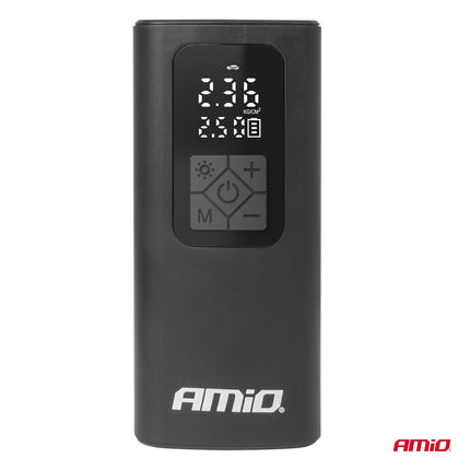 AMiO AMiO Draagbare Luchtcompressor USB - C 40W LED Display - Draadloze Bandenpomp voor Auto Motor Fiets en Ballen 10 Bar AMiO 11