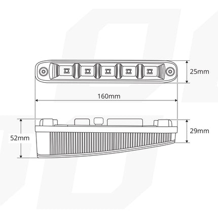 AMiO AMiO DRL 506HP Dagrijverlichting Wit 160mm - Krachtige SMD LED Set voor Auto 12V en 24V met Automatische Schakelaar AMiO 9