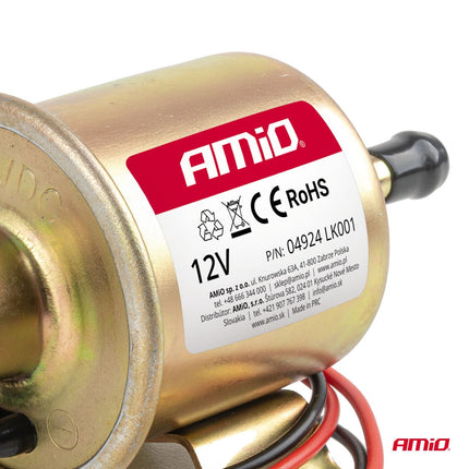 AMiO AMiO Elektrische Benzinepomp 8mm 12V 90L/H - Brandstofpomp voor Auto, Motor, Quad en Boot Vervanging AMiO 6