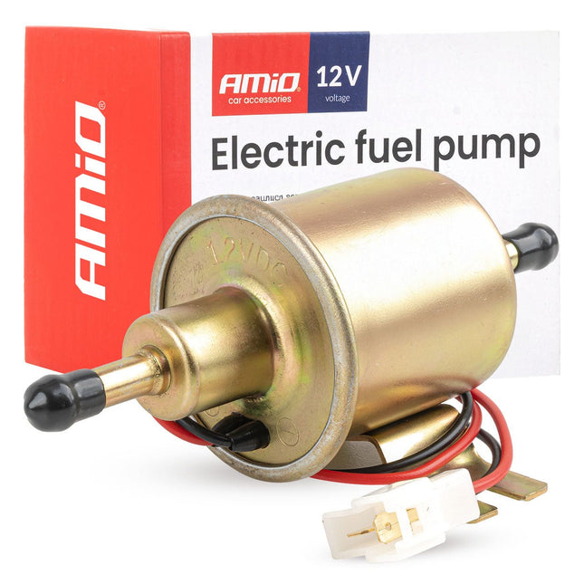 AMiO AMiO Elektrische Benzinepomp 8mm 12V 90L/H - Brandstofpomp voor Auto, Motor, Quad en Boot Vervanging AMiO 1