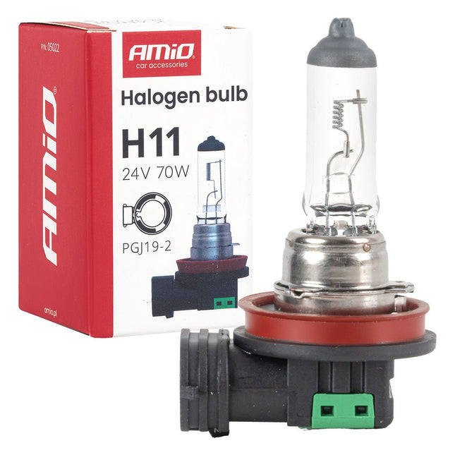 AMiO AMiO Halogeenlamp H11 24V 70W PGJ19-2 – Voor Vrachtwagens, Bussen en Werkmachines AMiO 1