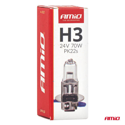 AMiO AMiO Halogeenlamp H3 24V 70W PK22s – Voor Vrachtwagens, Bussen en Werkmachines AMiO 6