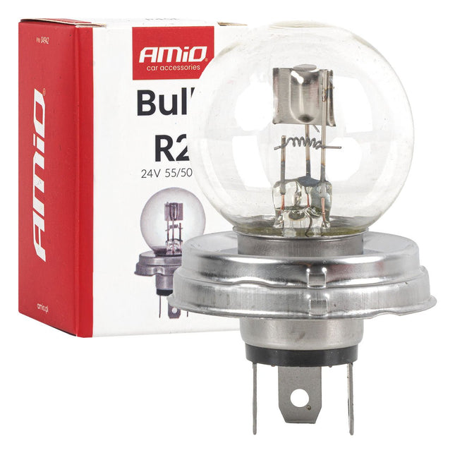 AMiO AMiO Halogeenlamp R2 24V 55/50W P45T – Voor Vrachtwagens, Bussen en Werkmachines AMiO 1