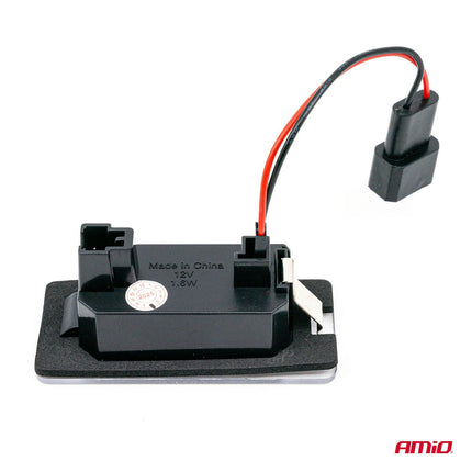 AMiO AMiO LED Kentekenverlichting CLP02 HP voor BMW – High Power LED – Canbus Foutvrij – Plug en Play Set van 2 Nummerplaatverlichting Lampen AMiO 3
