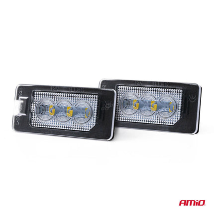 AMiO AMiO LED Kentekenverlichting CLP02 HP voor BMW – High Power LED – Canbus Foutvrij – Plug en Play Set van 2 Nummerplaatverlichting Lampen AMiO 4