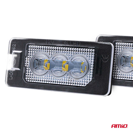 AMiO AMiO LED Kentekenverlichting CLP02 HP voor BMW – High Power LED – Canbus Foutvrij – Plug en Play Set van 2 Nummerplaatverlichting Lampen AMiO 5