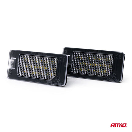 AMiO AMiO LED Kentekenverlichting CLP02 voor BMW E/F Serie – Canbus Foutvrij – Plug en Play Set van 2 Nummerplaatverlichting AMiO 5