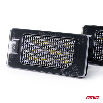 AMiO AMiO LED Kentekenverlichting CLP02 voor BMW E/F Serie – Canbus Foutvrij – Plug en Play Set van 2 Nummerplaatverlichting AMiO 4