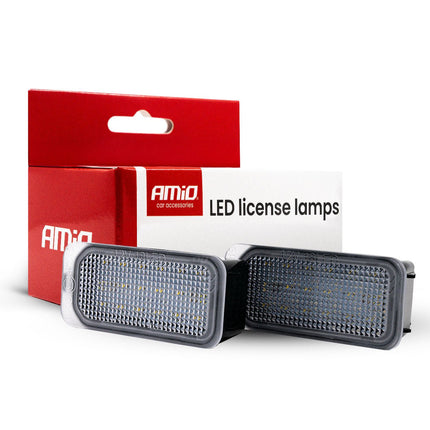 AMiO AMiO LED Kentekenverlichting CLP05 SMOKED Ford Jaguar Smoked – Canbus Foutvrij – Plug en Play LED Set van 2 Nummerplaatverlichting Lampen AMiO 1