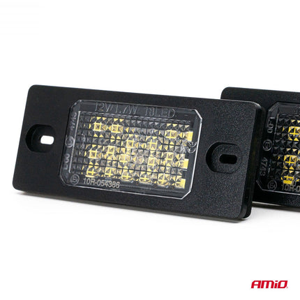 AMiO AMiO LED Kentekenverlichting CLP11 PORSCHE en VAG – Set van 2 - Nummerplaatverlichting Lampen voor VW, Skoda en Porsche AMiO 4