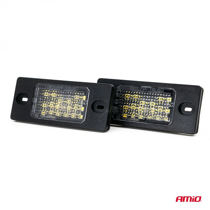 AMiO AMiO LED Kentekenverlichting CLP11 PORSCHE en VAG – Set van 2 - Nummerplaatverlichting Lampen voor VW, Skoda en Porsche AMiO 3