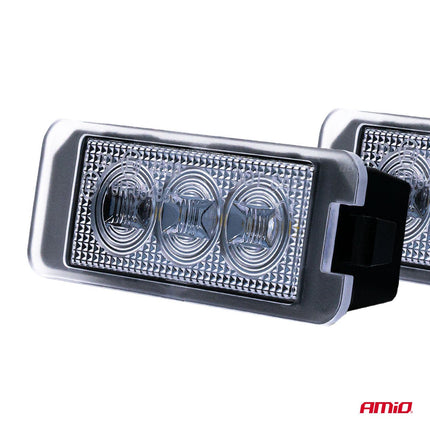 AMiO AMiO LED Kentekenverlichting CLP12 HP MAN, SEAT en VW – Set van 2 - High Power LED - Nummerplaatverlichting Lampen voor VAG, Porsche en Audi AMiO 4