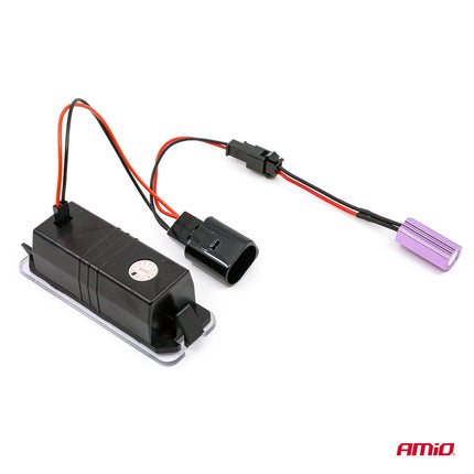 AMiO AMiO LED Kentekenverlichting CLP12 HP MAN, SEAT en VW – Set van 2 - High Power LED - Nummerplaatverlichting Lampen voor VAG, Porsche en Audi AMiO 5