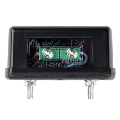 AMiO LED Kentekenverlichting Universeel Opbouw met Boutaansluiting – Nummerplaatlamp Auto Bus Motor 1 stuk