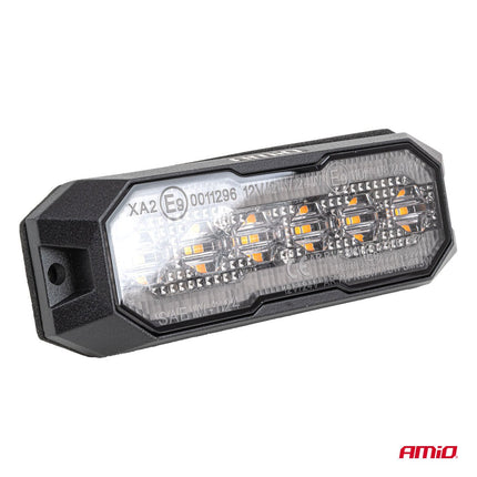 AMiO AMiO LED Waarschuwingslamp R65 R148 12V 24V 24W Oranje Rood - 3 - in - 1 Signaallamp Markeringslicht en Achterlicht voor Bedrijfsvoertuigen AMiO 2