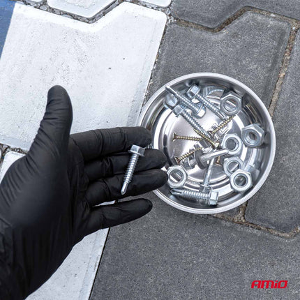 AMiO AMiO Magnetische Onderdelenbak RVS 150mm Grote Magneetschaal voor Schroeven en Bouten AMiO 3